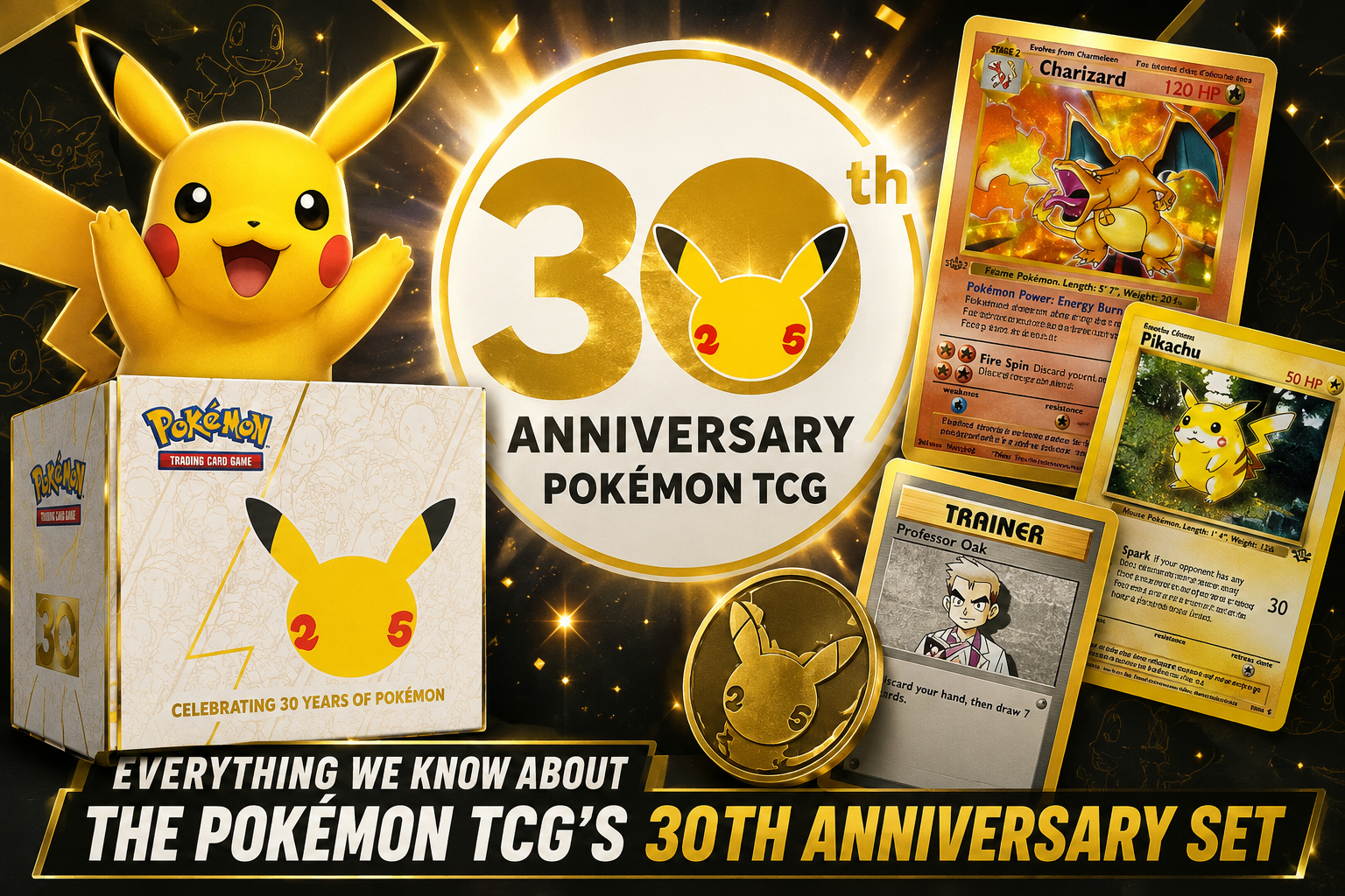 Everything We Know About the Pokémon TCG's 30th Anniversary Set