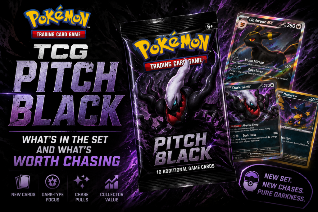 Pokémon TCG Pitch Black What's In the Set and What's Worth Chasing